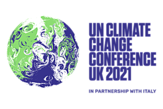 graphic/logo of UN Climate Change Conference UK 2021