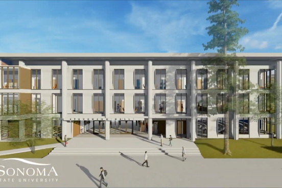 Rendering of renovated Stevenson Hall