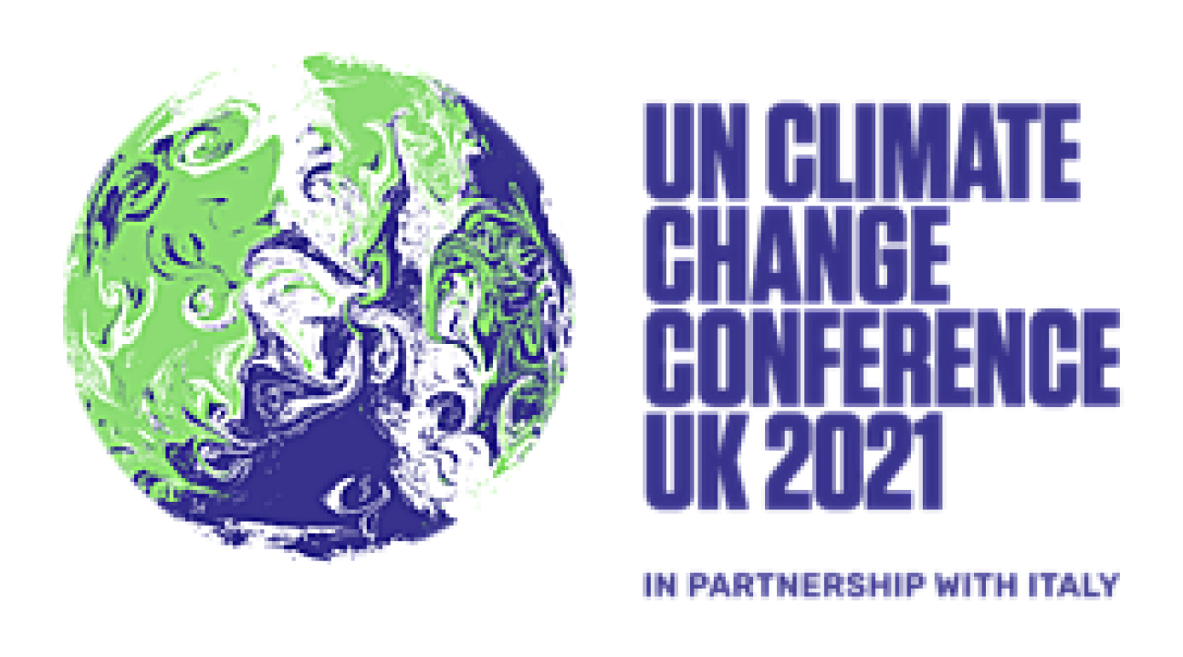 graphic/logo of UN Climate Change Conference UK 2021