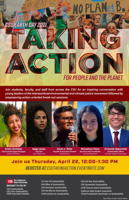 poster for CSU wide Earth day Event